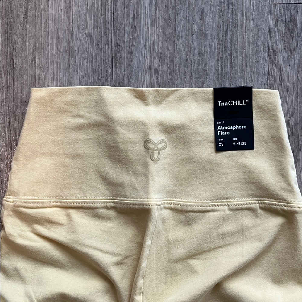 Aritzia Yellow Flare Pants - Picture 4 of 7
